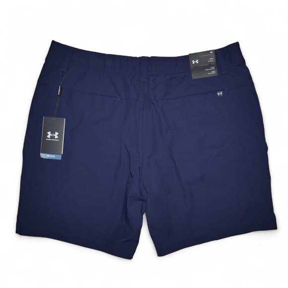 Under Armour Iso-Chill Golf Shorts Men's Size 38 Navy Blue NWT - Picture 14 of 16